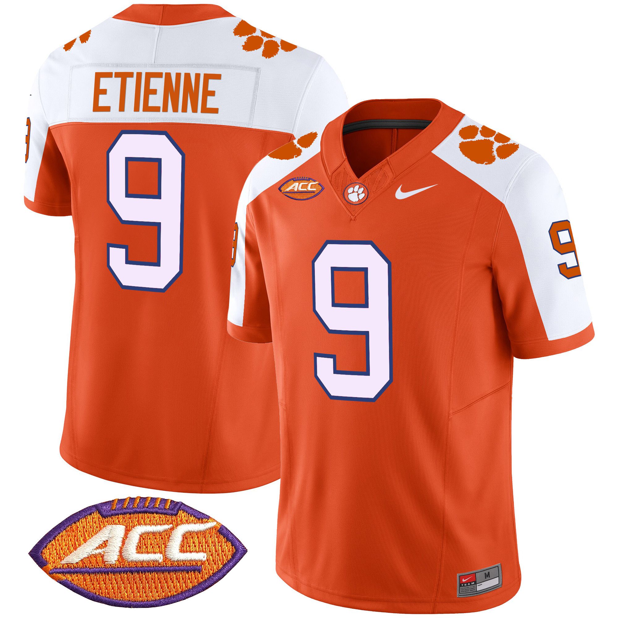 Men Clemson Tigers #9 Etienne Orange 2024 Nike Vapor Limited NCAA Jersey->indianapolis colts->NFL Jersey